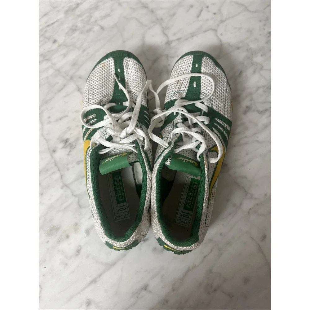 Nike Men 10 Rival D Plus III Track & Field Spike Shoes 314285-171‎ Green Yellow
